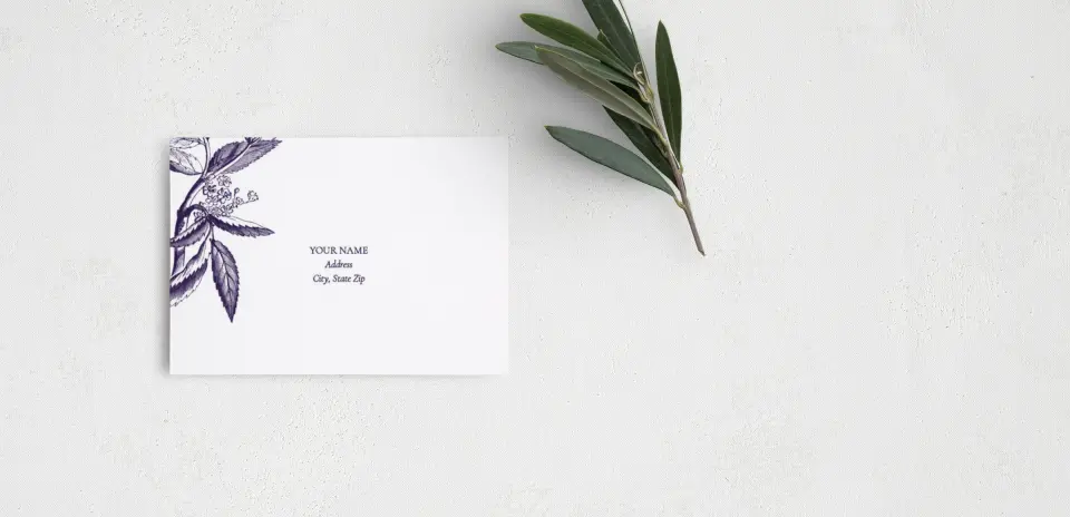 RSVP Postcard Mailing Side