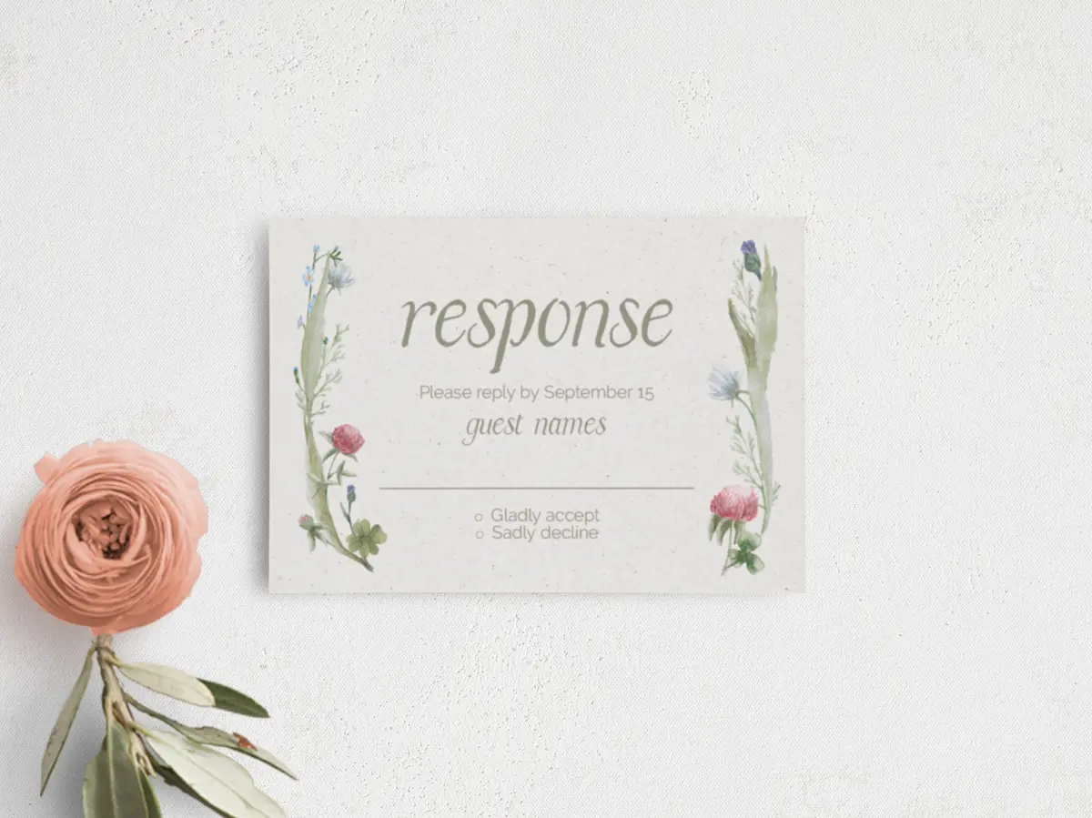 RSVP Postcard