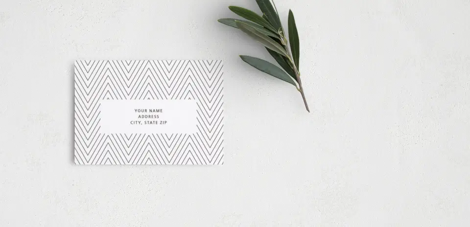 RSVP Postcard Mailing Side