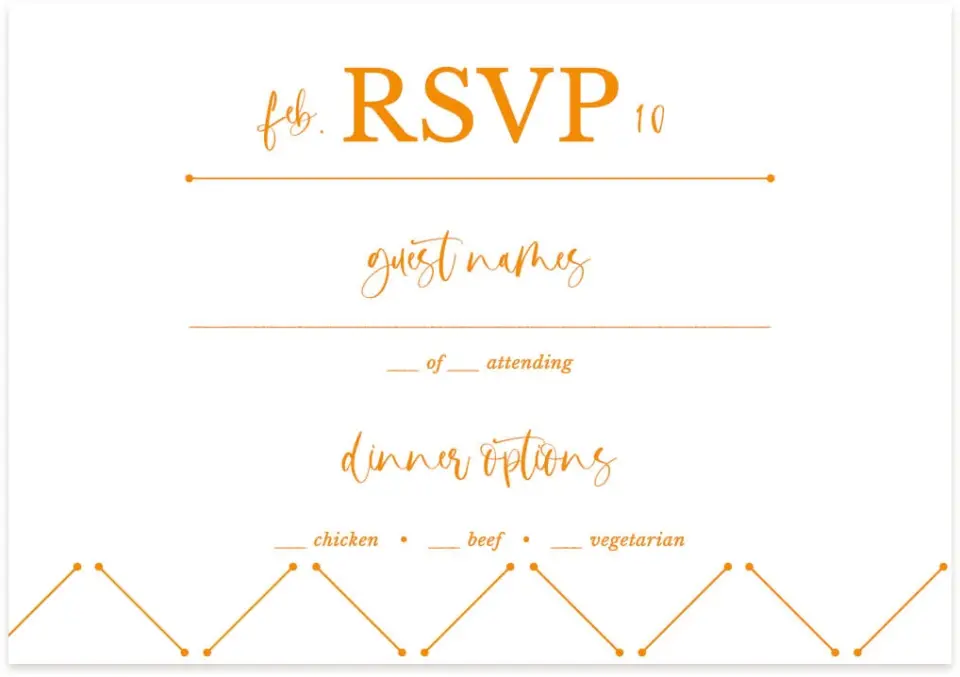 This is a 5" x 3½" Wedding Invitation RSVP Postcard called True Fairytale printed in full color on Premium Smooth paper