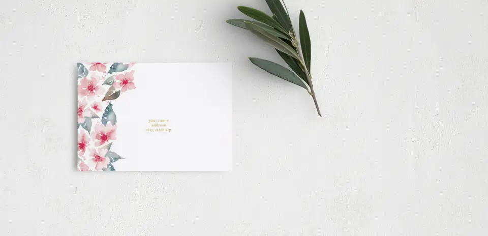 RSVP Postcard Mailing Side