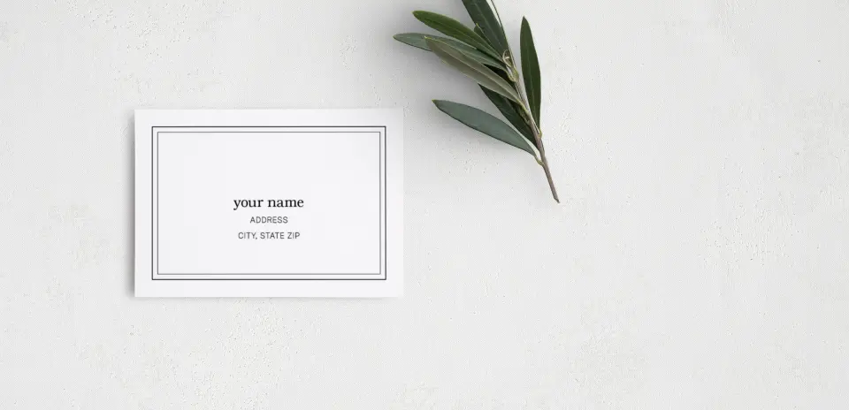 RSVP Postcard Mailing Side