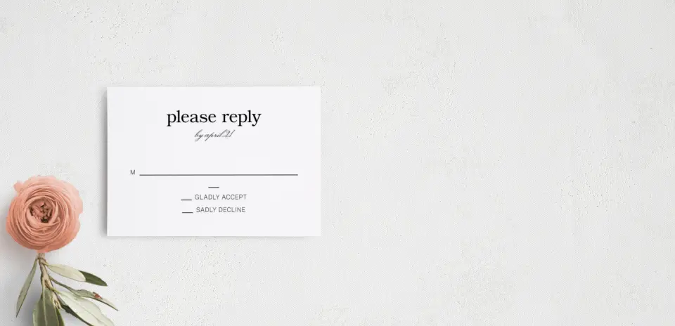 RSVP Postcard