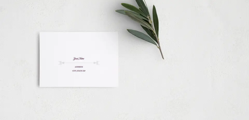 RSVP Postcard Mailing Side
