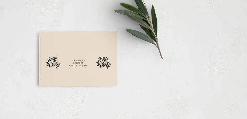 RSVP Postcard Mailing Side