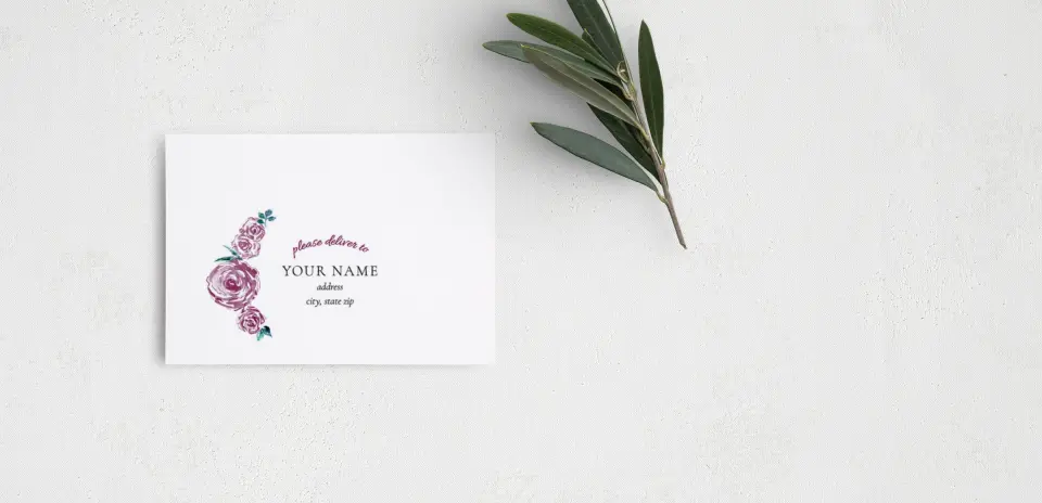 RSVP Postcard Mailing Side