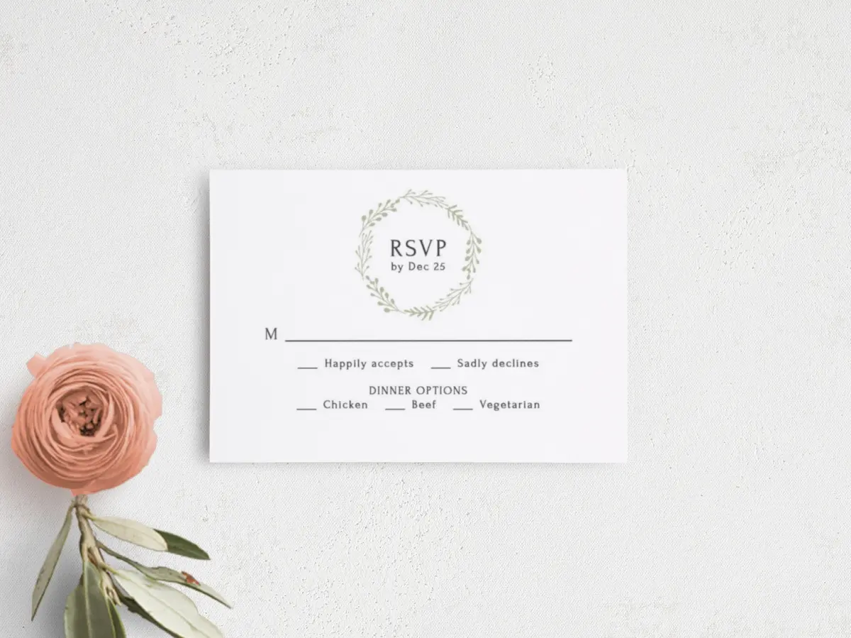 RSVP Postcard