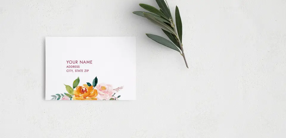 RSVP Postcard Mailing Side