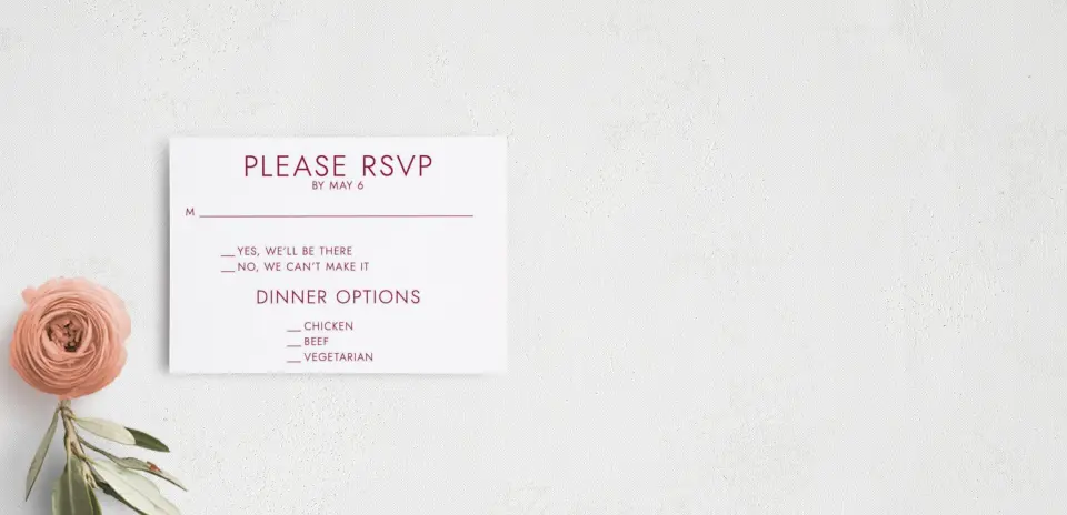 RSVP Postcard