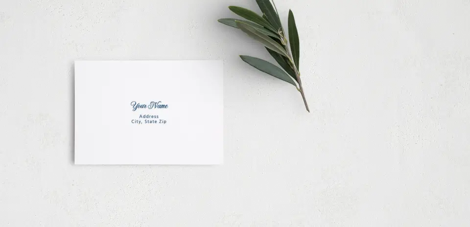 RSVP Postcard Mailing Side