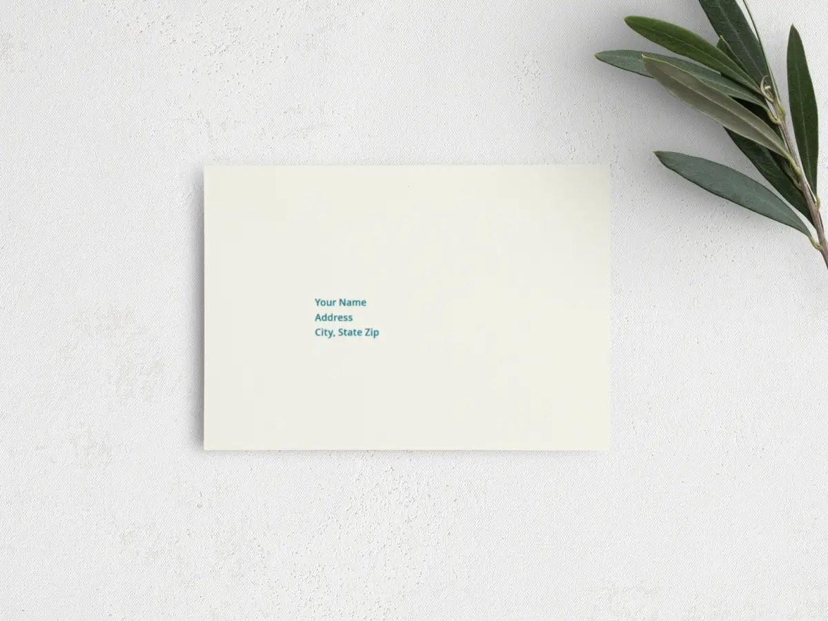 RSVP Postcard Mailing Side