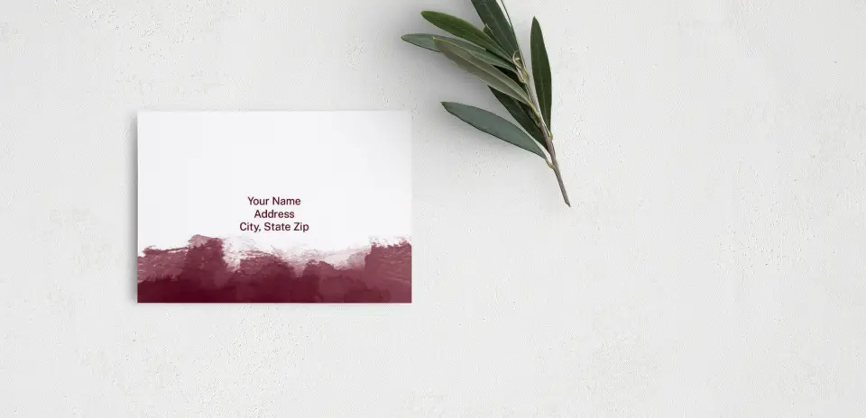 RSVP Postcard Mailing Side