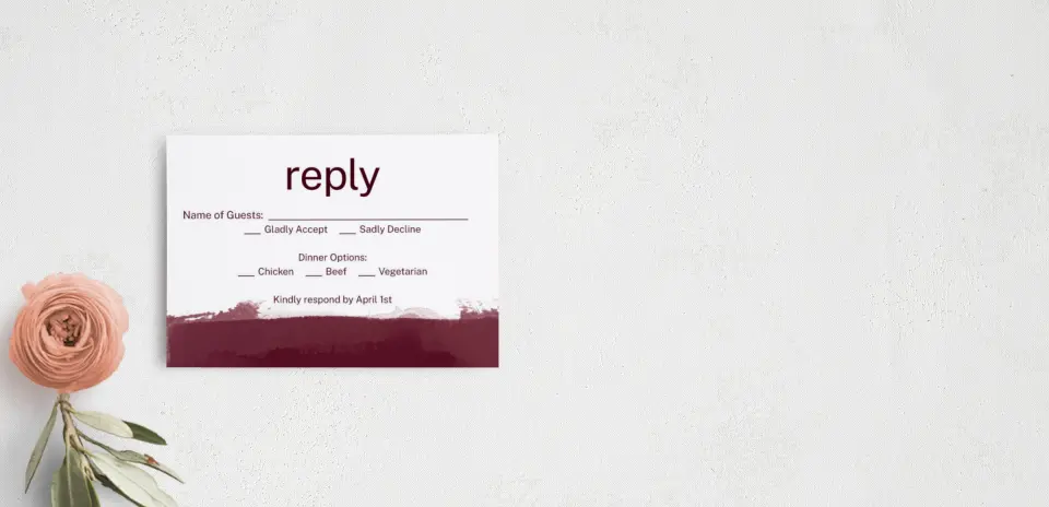 RSVP Postcard