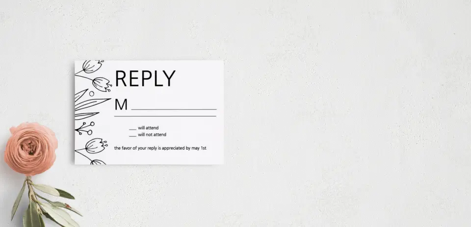 RSVP Postcard
