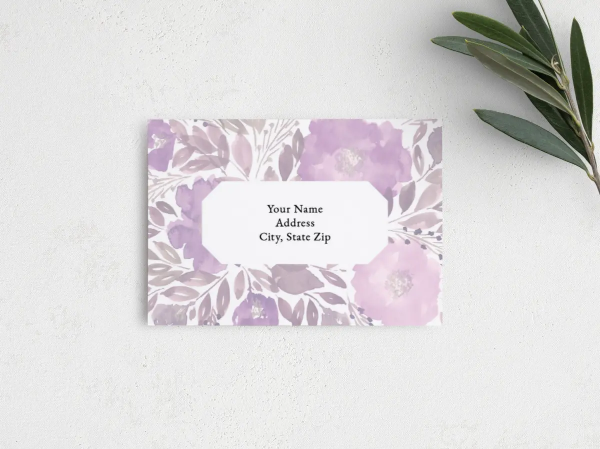RSVP Postcard Mailing Side