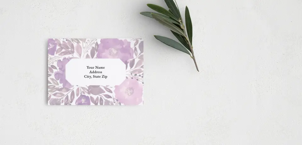 RSVP Postcard Mailing Side