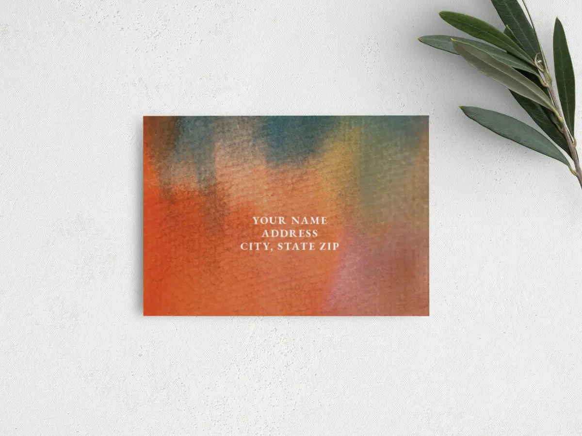 RSVP Postcard Mailing Side