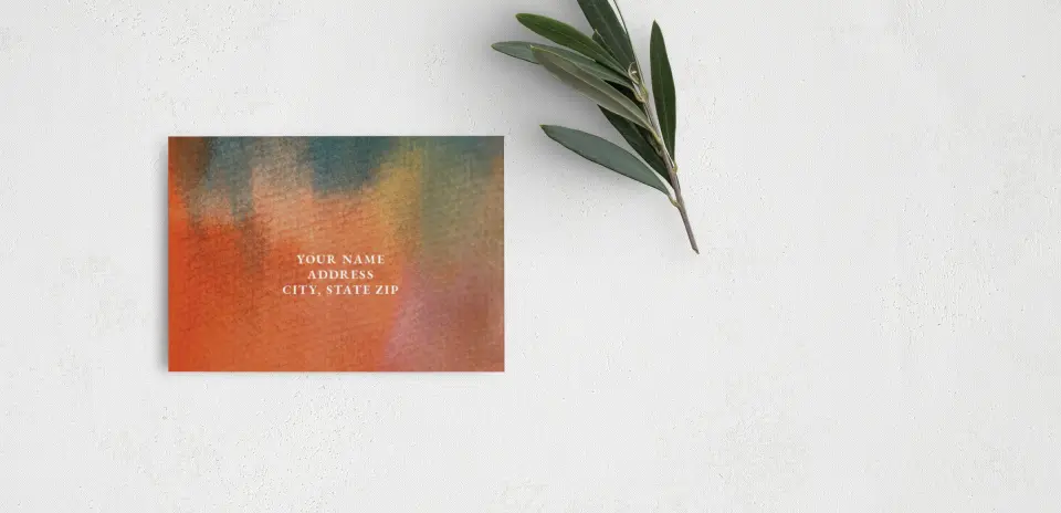 RSVP Postcard Mailing Side