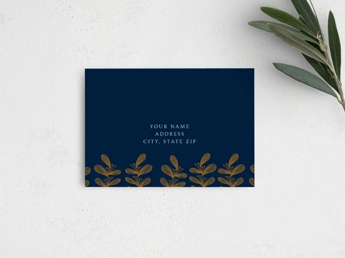 RSVP Postcard Mailing Side