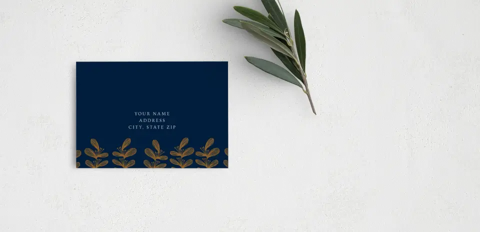 RSVP Postcard Mailing Side
