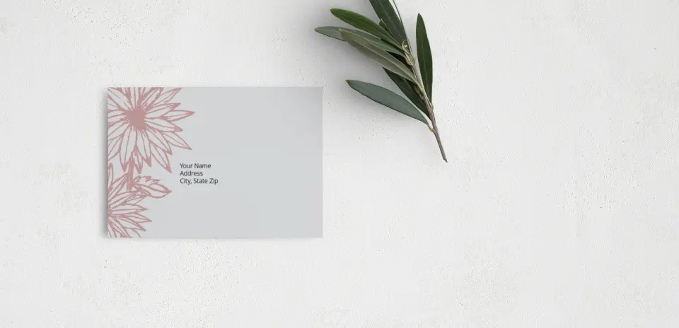 RSVP Postcard Mailing Side