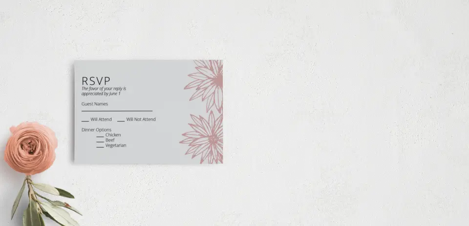RSVP Postcard