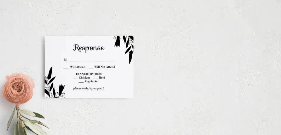 RSVP Postcard