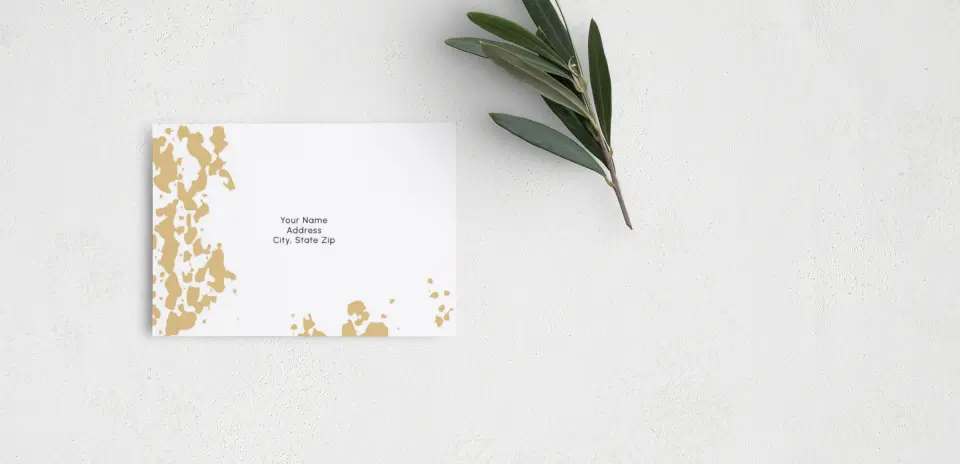 RSVP Postcard Mailing Side