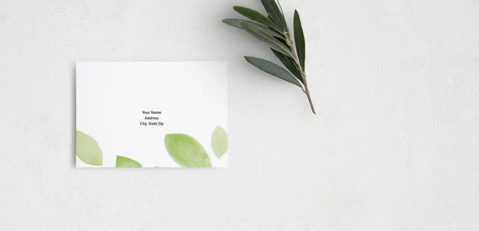 RSVP Postcard Mailing Side
