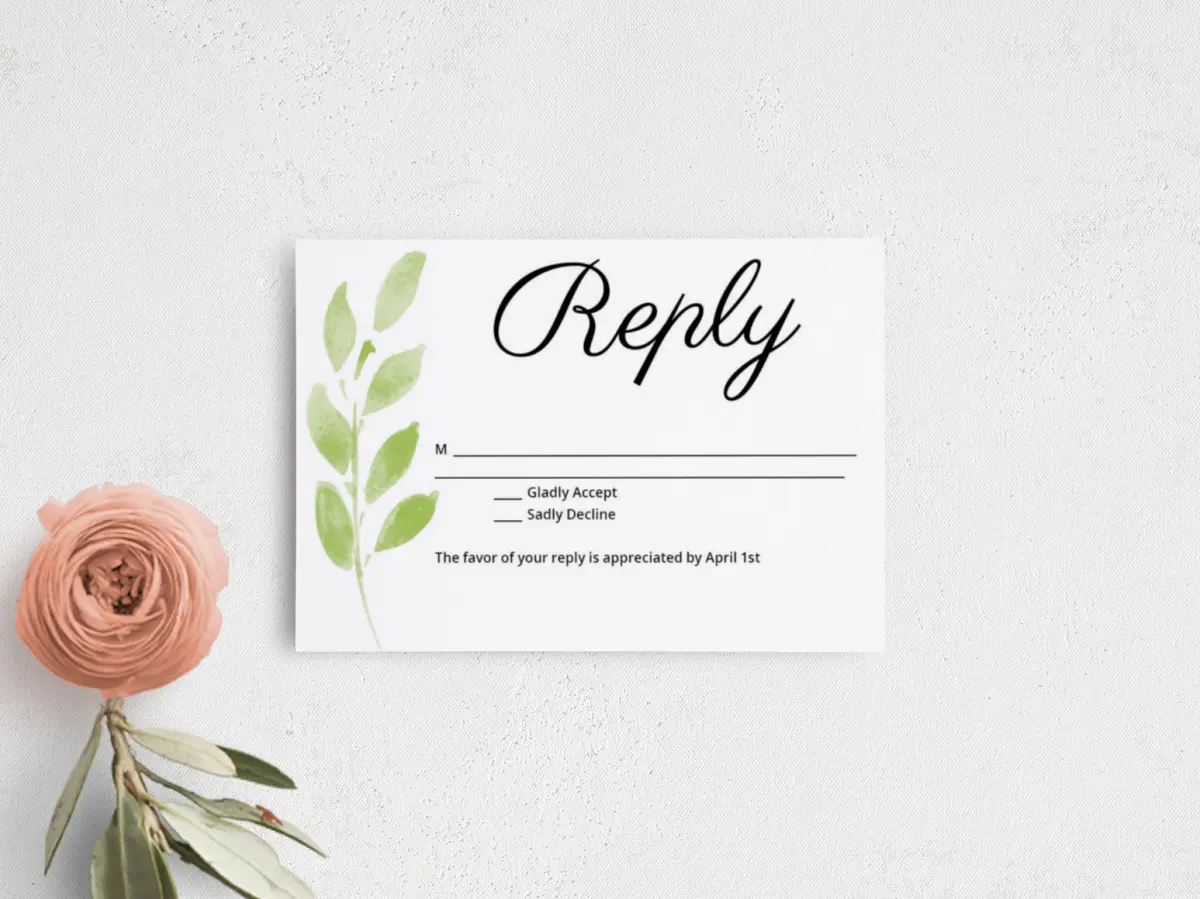 RSVP Postcard