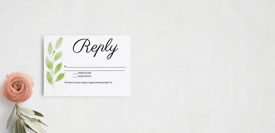RSVP Postcard