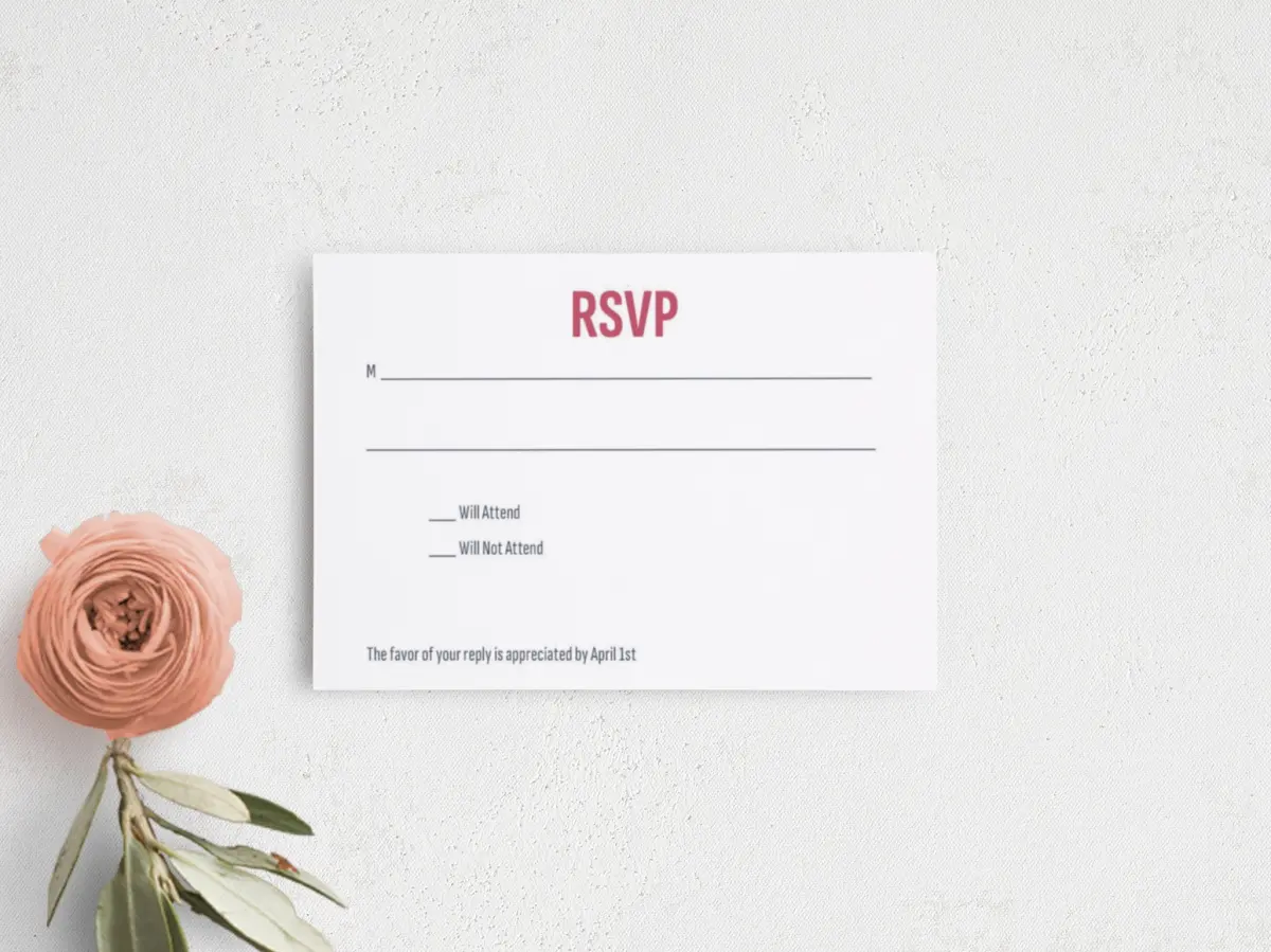 RSVP Postcard