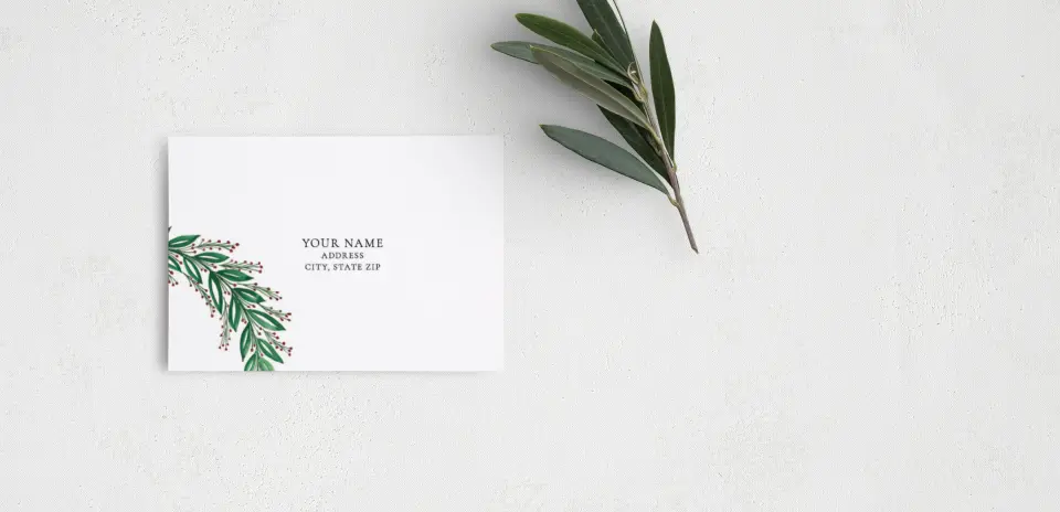 RSVP Postcard Mailing Side