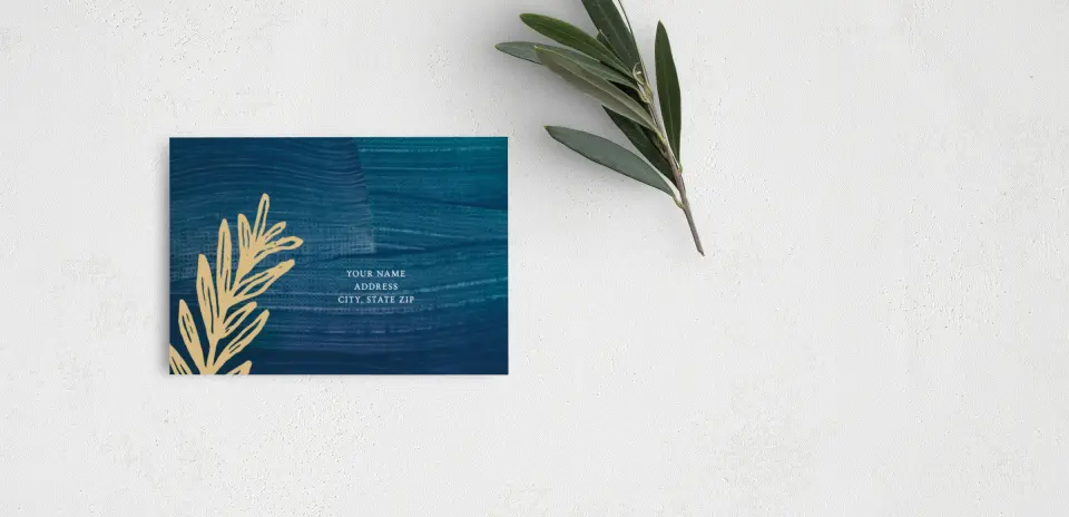 RSVP Postcard Mailing Side