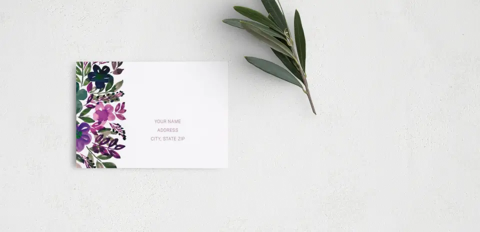 RSVP Postcard Mailing Side