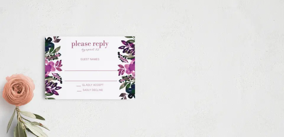 RSVP Postcard