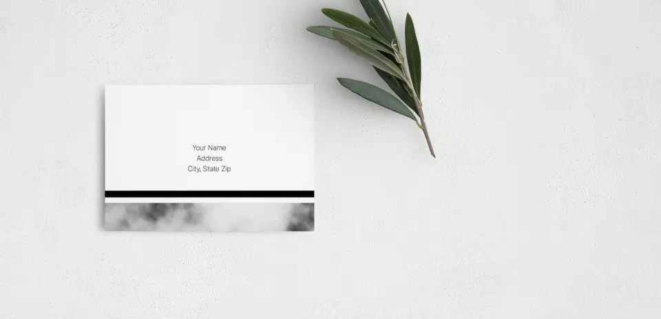 RSVP Postcard Mailing Side