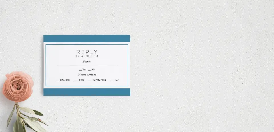 RSVP Postcard