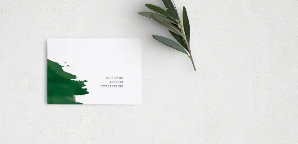 RSVP Postcard Mailing Side