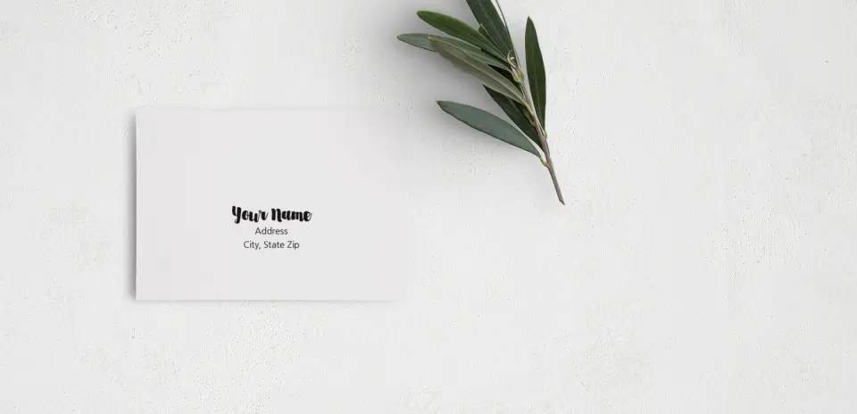 RSVP Postcard Mailing Side