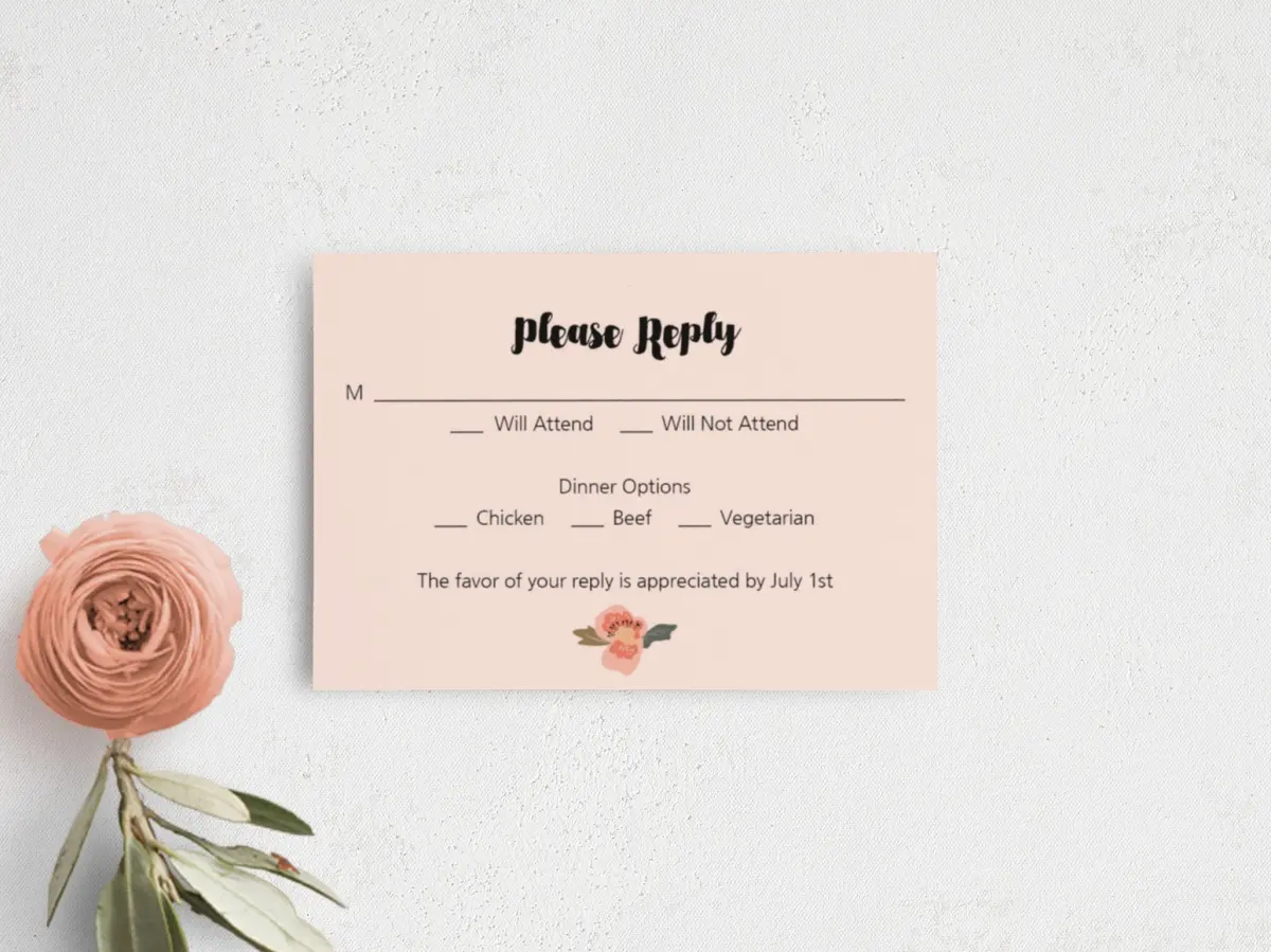 RSVP Postcard