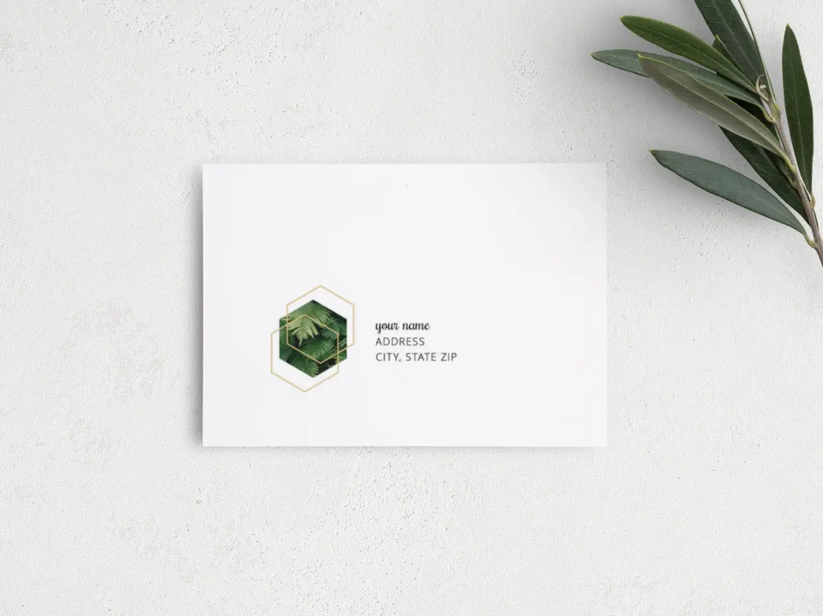 RSVP Postcard Mailing Side