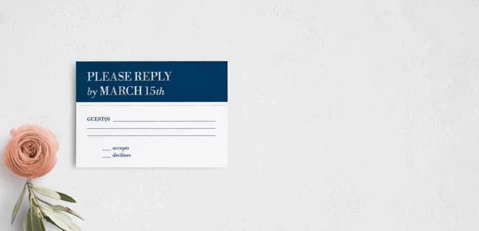 RSVP Postcard