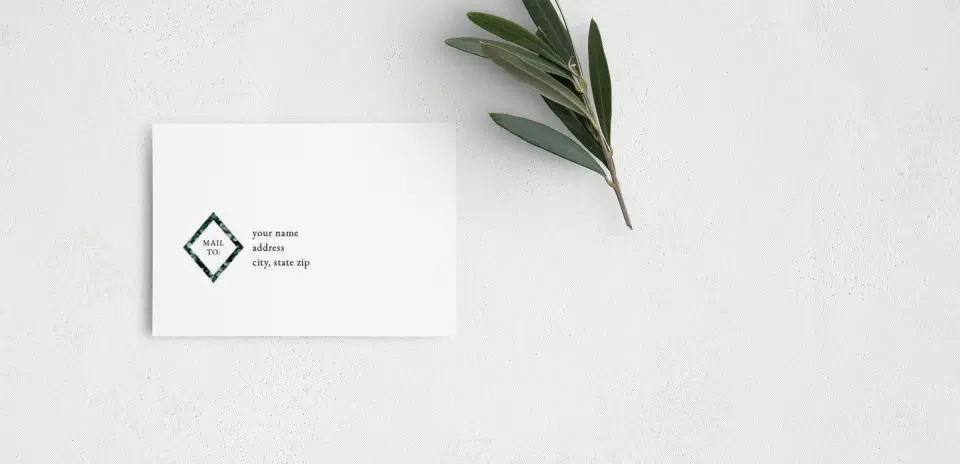 RSVP Postcard Mailing Side