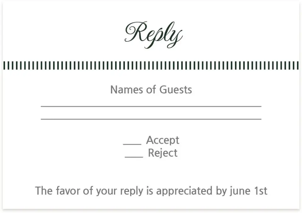 This is a 5" x 3½" Wedding Invitation RSVP Postcard called Love Grows printed in full color on Premium Smooth paper