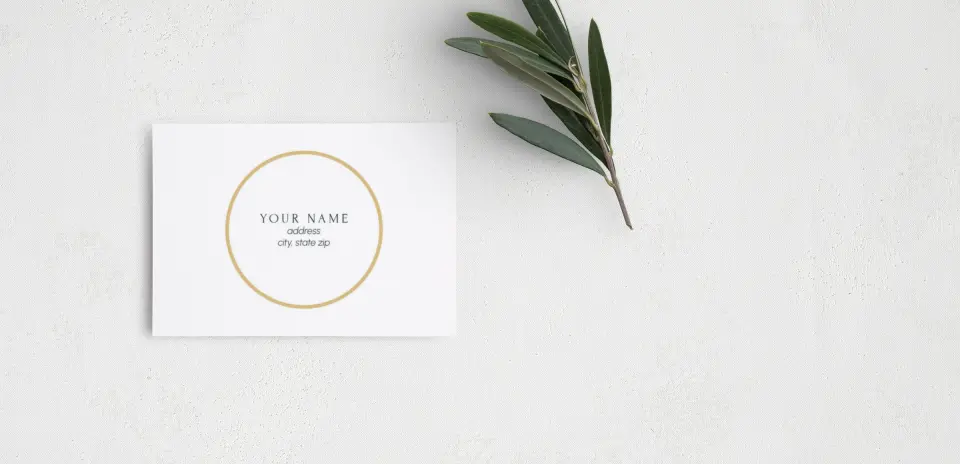RSVP Postcard Mailing Side