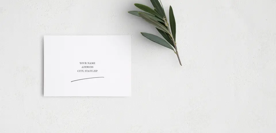 RSVP Postcard Mailing Side
