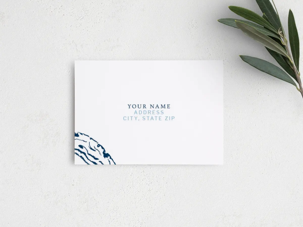 RSVP Postcard Mailing Side
