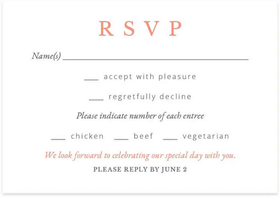 This is a 5" x 3½" Wedding Invitation RSVP Postcard called Diamond Garden printed in full color on Premium Smooth paper