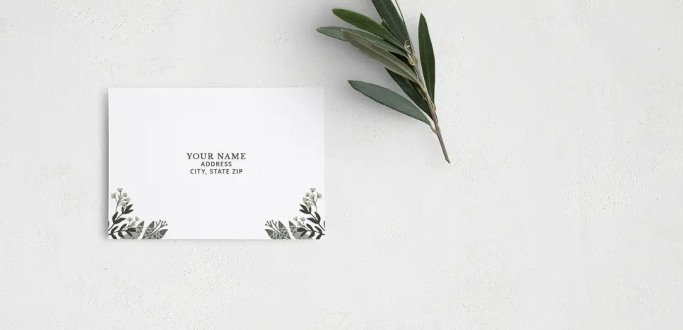 RSVP Postcard Mailing Side